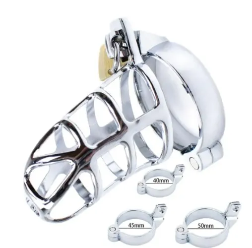 Metal Chast ity Cage - For Jimbob