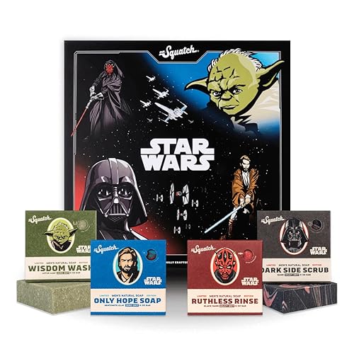 HappyWishlist | Dr. Squatch The Soap Star Wars Soap Collection Episode 1 with Collector’s Box - Men’s Natural 4 Bar Soap Bundle and Star Wars Soap for Men - Episode 1 with Collector’s Box | My Wishlist