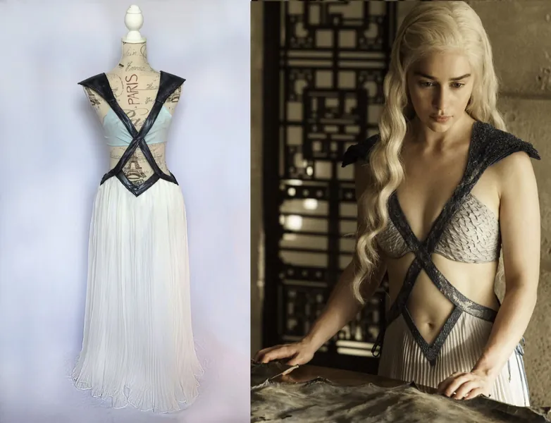 Diamond Cut Out Danenerys Dress - Season 4 - Cosplay Costume