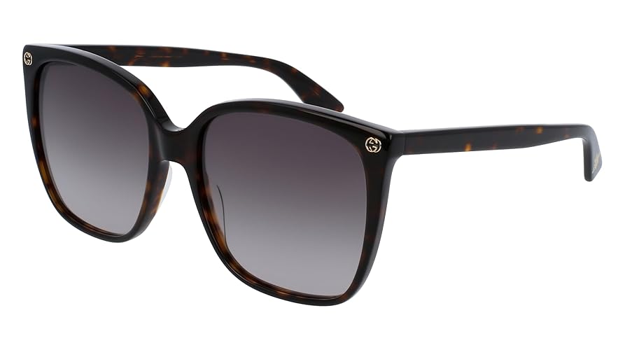 Gucci Women's Lightness Square Sunglasses - Brown - 57.0 Millimeters