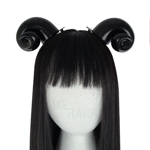 Pastel Succubus Horns - Black