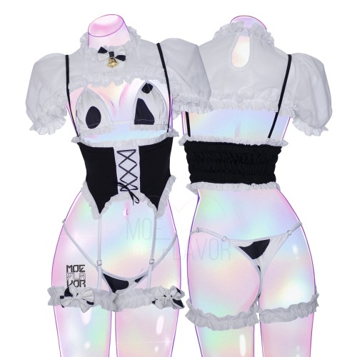 Milk & Cream Maid - Black / Pre-Order M/L