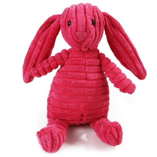 Cute Corduroy Dog Toy Collection - Bunny