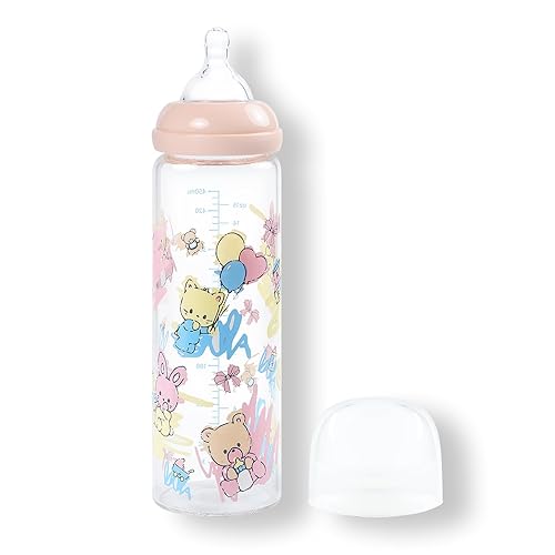 LittleForBig Adult Glass Feeding Bottle Ultra Printed Specialty Oversized Baby Cuties Pattern