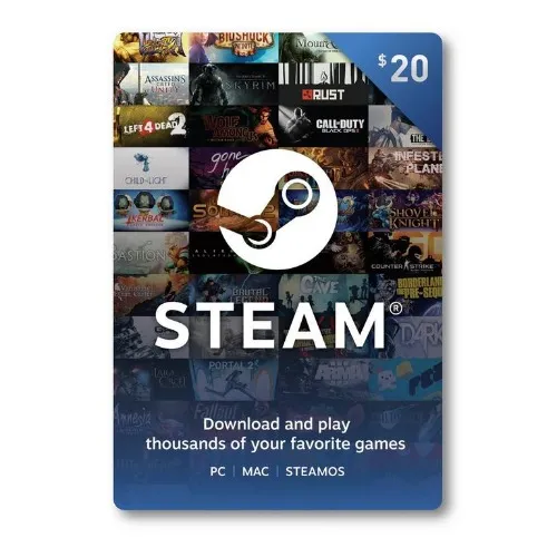 steam $20 gift card