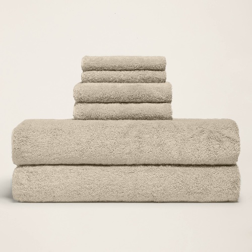 Serene Ultraplush Australian Cotton Towels - Sand / Luxe Set (Set of 6 with Bath Sheets)