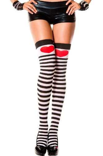 Sweetheart Striped | THIGH HIGHS