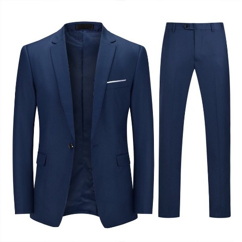 Allthemen Anzug DE-XY03 (3 tlg, Sakko & Weste & Hose) Herren Anzug Slim Fit 3 Teilig Anzüge für Hochzeit Business
