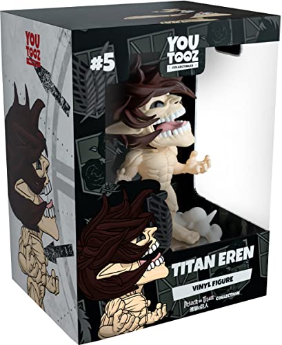Youtooz Titan Eren 4.7" Inch, Titan Eren Vinyl Figure, Collectible Titan Eren from Anime Attack on Titan by Youtooz Attack on Titan Collection - Modern