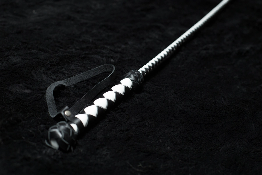 Riding crop real leather riding crop handmade 36.8 in.