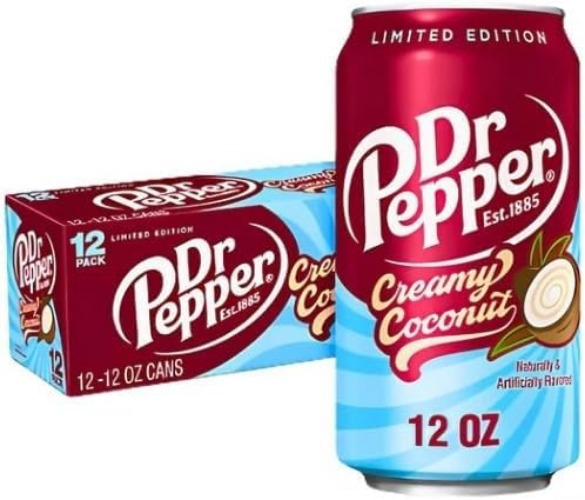 Dr Pepper Creamy Coconut 12 x 355 ML