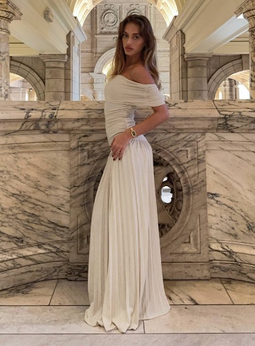 Field Of Dreams Maxi Dress Oatmeal | US 2 / Oatmeal