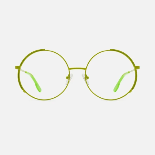 Stellan Blue Light Filter eyeglasses in Pea Green
