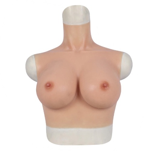 E Cup Silicone Breast Forms | silicone gel / caucasian / mold lines removal