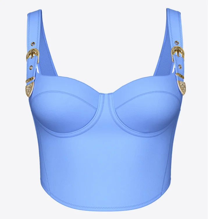 Buy Corset Buckle Bikini Top, Seascape Blue - Order Bikini Top online - Victoria's Secret US