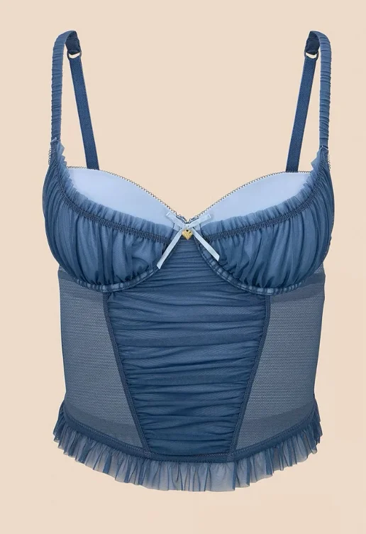 Buy Brigitta Bustier, True Navy - Order BUSTIER-LINGERIE online - Victoria's Secret US