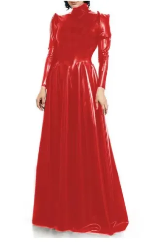 Latex long dress