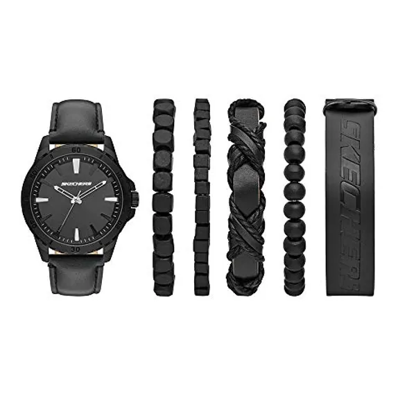 Skechers Men's Watch and Stackable Bracelet or Interchangeable Band Gift Set