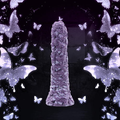 Monarch the Butterfly Dildo - Standard / Add Suction Cup / Firm Shore 10A