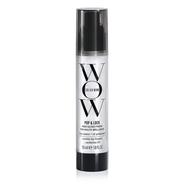 Color Wow Pop & Lock High Gloss finish, fuktgivande hårolja för strålande hårglans, hårvård torrt hår med UV-skydd, 55 ml