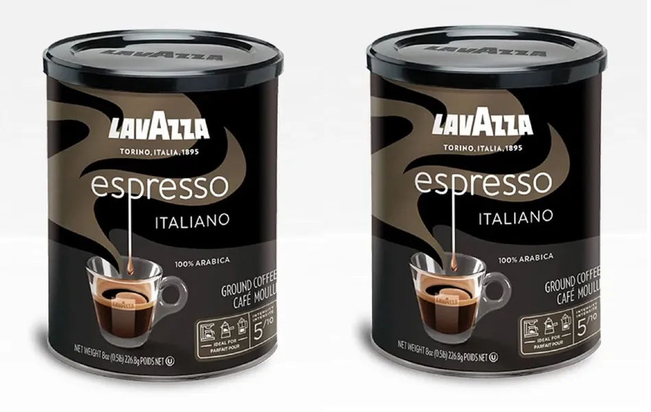 Lavazza Ground Coffee - Caffe Espresso - 8 oz - 2 pk