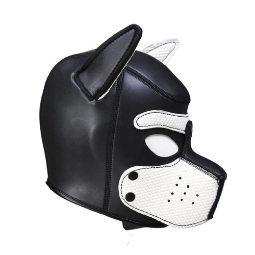 Colored Puppy Play Mask (8 Colors) - White Mens