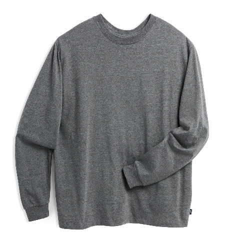 Long Sleeve Anywhere Tee - Charcoal | 6X / Charcoal