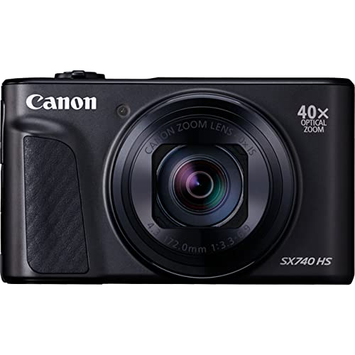 Canon SX740 HS PowerShot - Black - Black - Camera Only