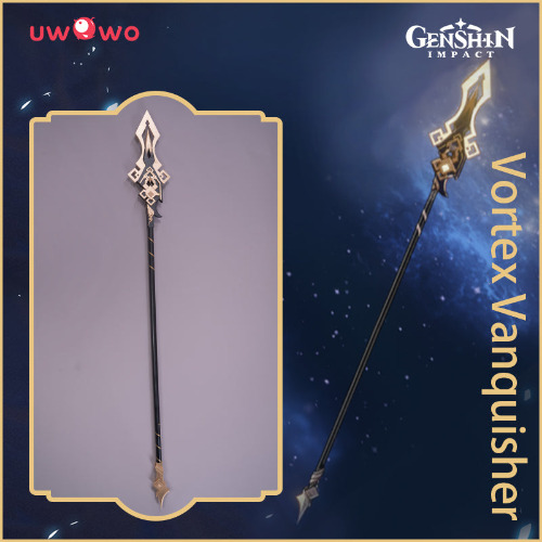 【In Stock】Uwowo Game Genshin Impact Weapons Zhongli Vortex Vanquisher Cosplay Props