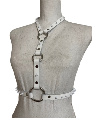 RTS OOAK Spiked White Top Harness | Default Title