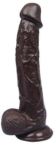 Xocity 27cm XLL Realistischer Dildo mit Starker Saugnapf, Dilos Sexspielzeug für Frauen, Männer Analdildo Anal Plug, Dildo Groß Lang Sex Toyset for Women