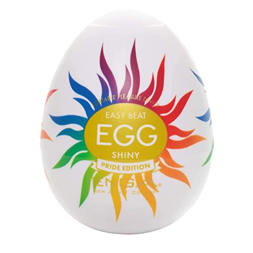 TENGA Eier Shiny Pride Edition Einweg-Masturbationshilfe für Männer, 5ml - 5 ml (1er Pack) - SHINY PRIDE - Standardverpackung