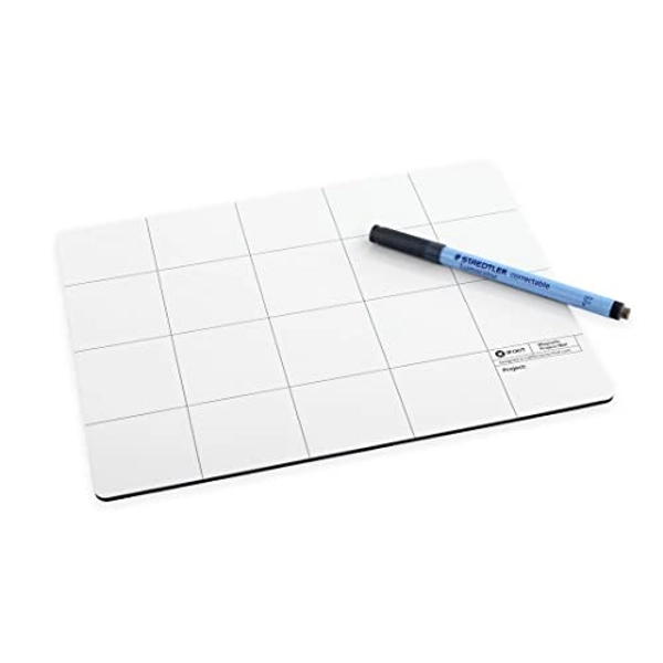 iFixit Magnetic Project Mat, Magnetische Unterlage mit Stift zum Sortieren von Bits, Schrauben und Ersatzteilen für Smartphone-Reparatur, DIY, etc