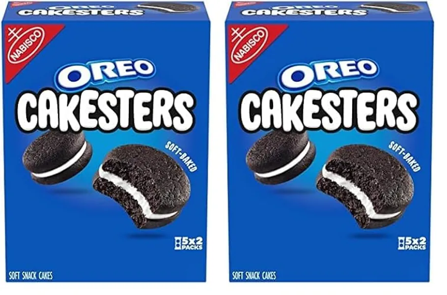 OREO Cakesters Soft Snack Cakes, 5-2.02 oz Snack Packs (Pack of 2) - Chocolate - 2.02 Ounce (Pack of 10)