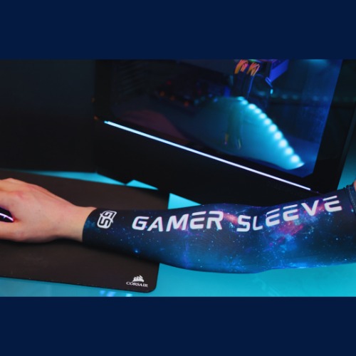Gamer's Galaxy - Medium / "Gamer Sleeve" on arm