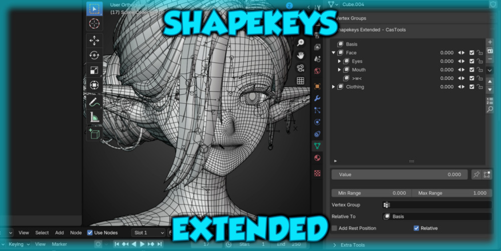 Shapekeys Extended - Blender Add-on