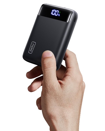INIU Powerbank, 20.000 mAh, mini-formaat, 22,5 W, klein maar sterk (USB C in & out), PD3.0 QC4.0, externe mobiele telefoon accu's met zaklamp, compatibel met iPhone 16 15 14 13 Pro Max Samsung S24, - Miniformaat