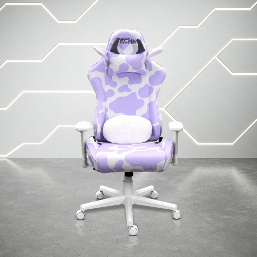 Lavender Cow Gaming Chair | Default Title