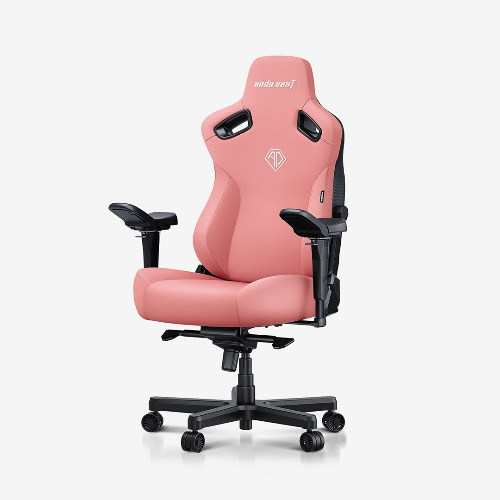 AndaSeat Creamy Pink Kaiser 3 Pro 5D Armrest Gaming Chair - XL / Premium PVC Leather / Creamy Pink