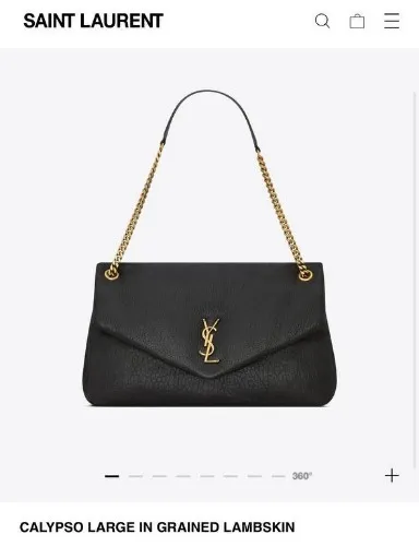 Calypso large in grained lambskin