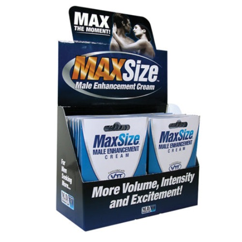Swiss Navy MaxSize Enhancement Cream 4 ml Foil 24-Piece Display