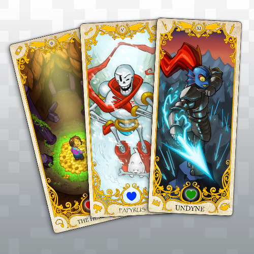 UNDERTALE Tarot Prints | Default Title