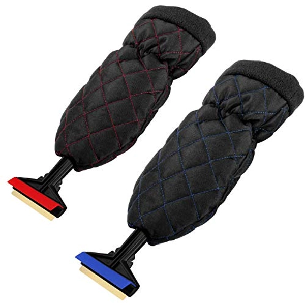 Eiskratzer Murska mit Handschuh wasserdicht Eisschaber 165mm Messingschaber 2 Stück