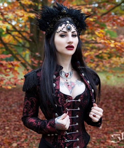 VESTE TOREADOR - Tapisserie Rouge/Noir