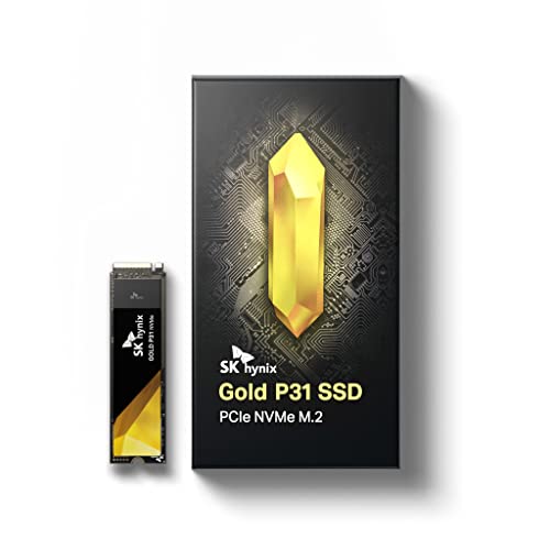 SK hynix Gold P31 2TB PCIe NVMe Gen3 M.2 2280 Internal SSD, Up to 3500MB/S, Compact, Form Factor SSD - Internal Solid State Drive with 128-Layer NAND Flash - 2TB