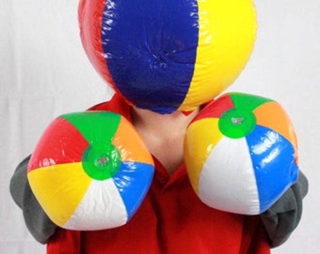 Made to Order- Beach Ball Mittens