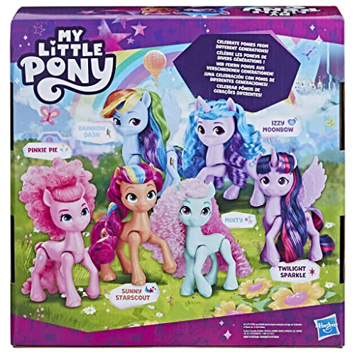 My Little Pony Dolls Rainbow Celebration 6 Pony Figure Set