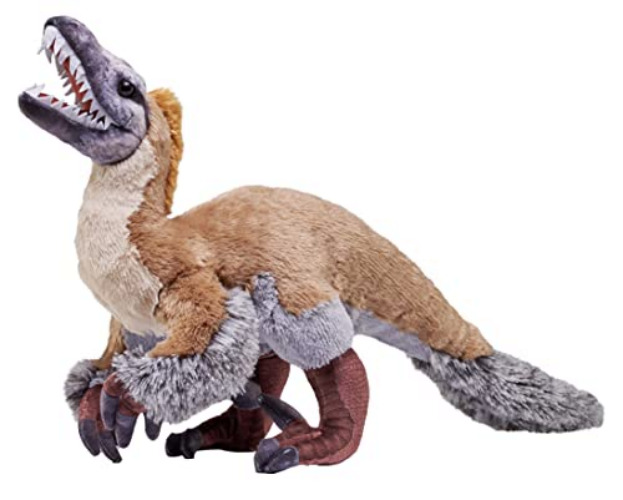 Wild Republic Dinosaur Velociraptor 15 in Plush Toy