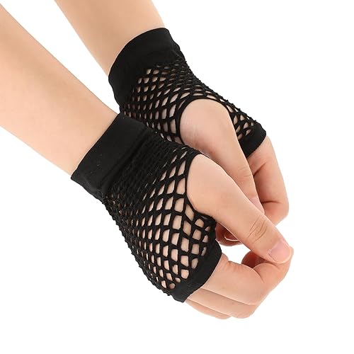 Fingerless Fishnet Gloves