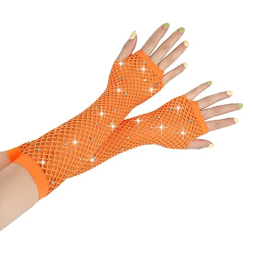 Long Fishnet Fingerless Glove